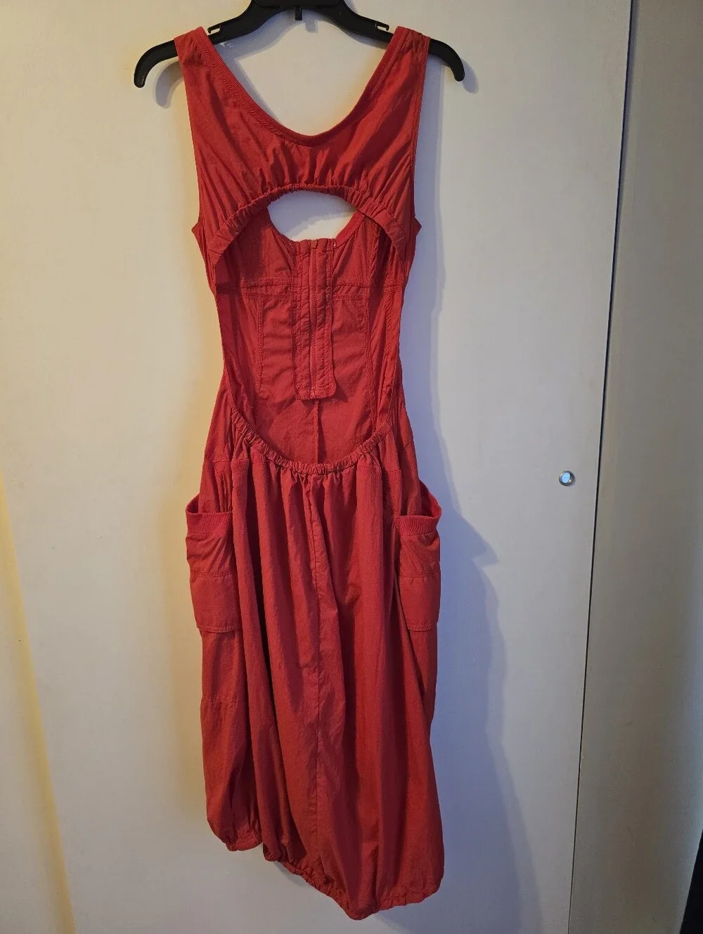 $148 Daily Practice Fastpack Bubble-Hem Midi Dress Size Large - Picture 5 of 11